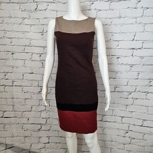 Akris Punto Color Block Sheath Dress